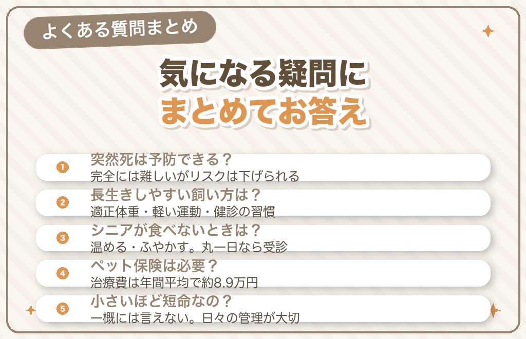 チワワの寿命・死因に関するQ&A