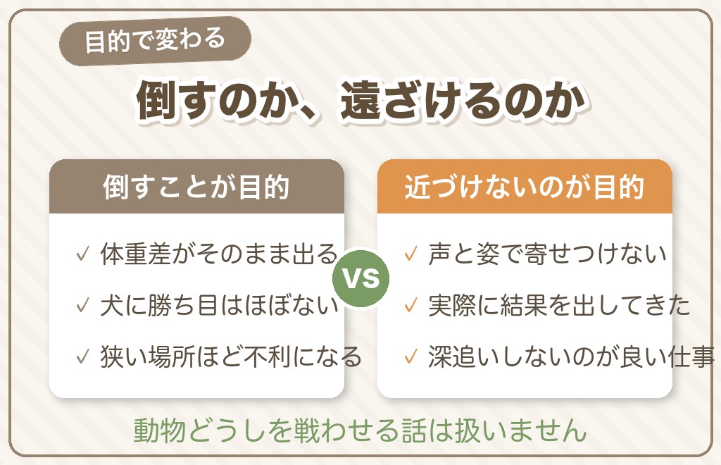 条件が変わると結果も変わる