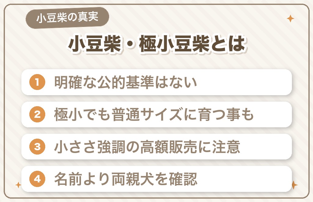小豆柴・極小豆柴とは？さらに小さいサイズの真実