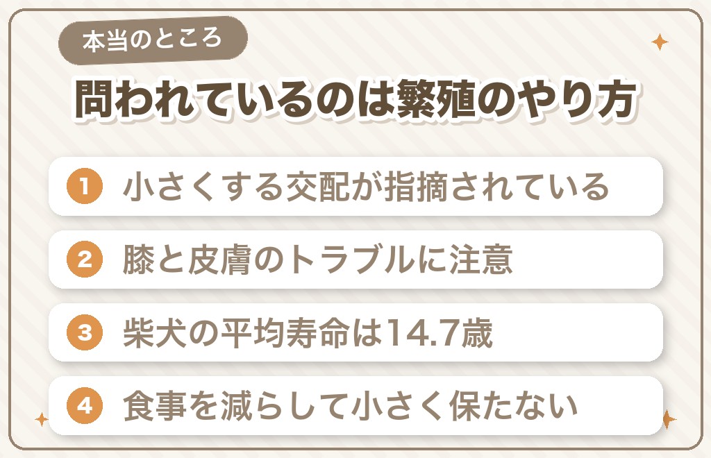 豆柴が「かわいそう」と言われる理由