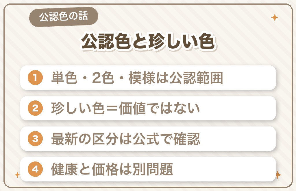 JKC公認の色と2026年の最新事情