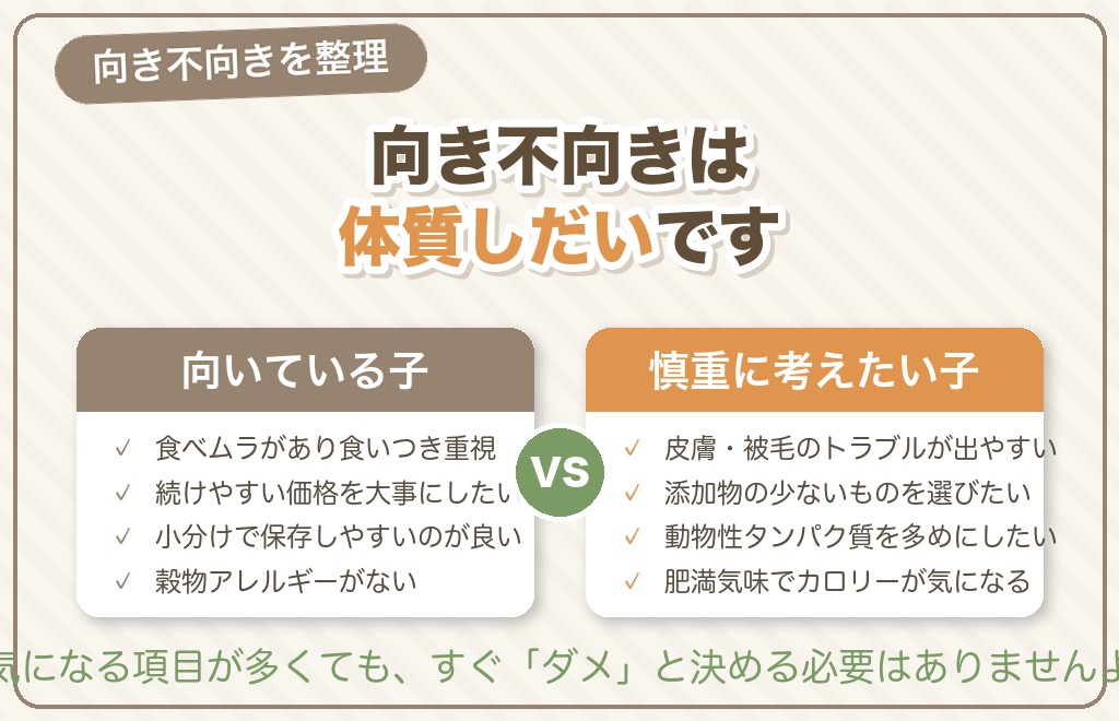 柴犬にベストバランスが向く子・慎重に考えたい子