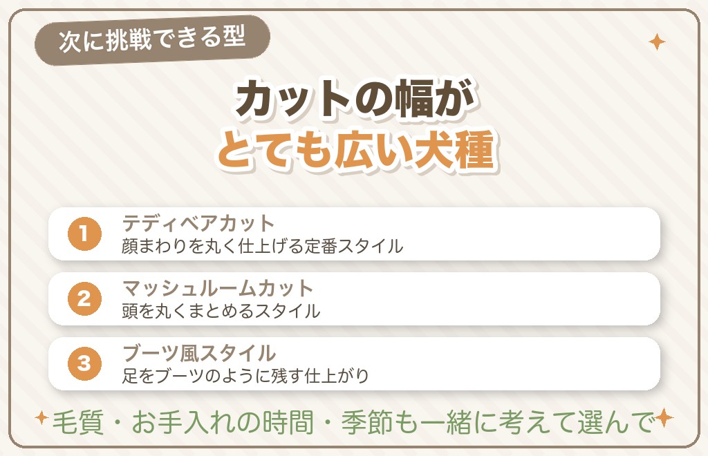 パピーカット卒業後のスタイル選び